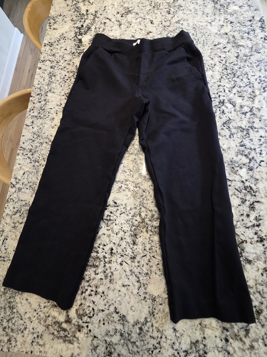 LOFT Pants - LOFT Black Ankle-Length Knit Pants